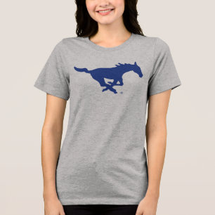 SMU Mustangs Tri-Blend Shirt