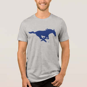 SMU Mustangs Tri-Blend Shirt