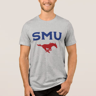SMU Mustangs Tri-Blend Shirt