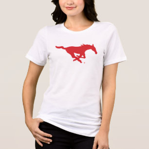 SMU Mustangs Tri-Blend Shirt