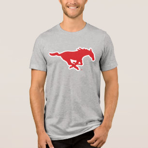 SMU Mustangs Tri-Blend Shirt