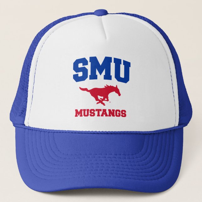 SMU Mustangs Trucker Hat (Front)
