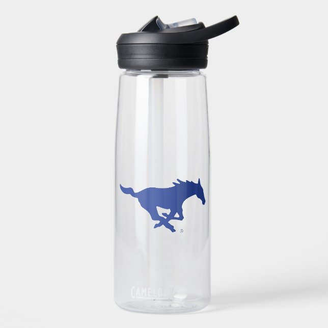 SMU Mustangs Water Bottle (Left)