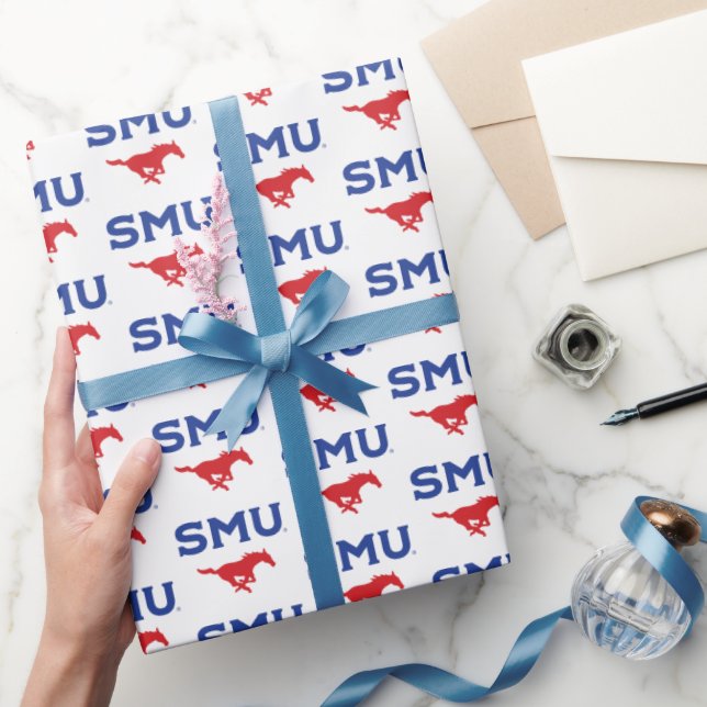 SMU Mustangs Wrapping Paper (Gifting)