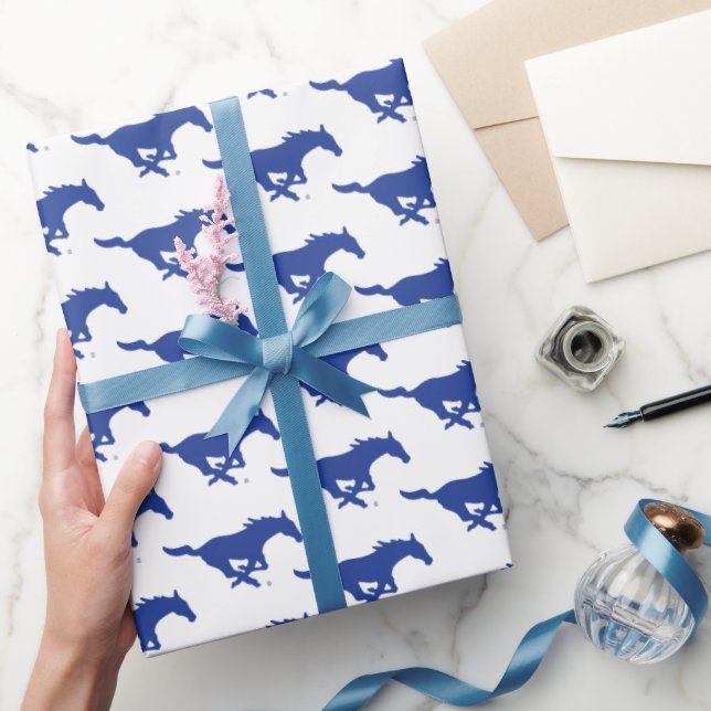 SMU Mustangs Wrapping Paper (Gifting)