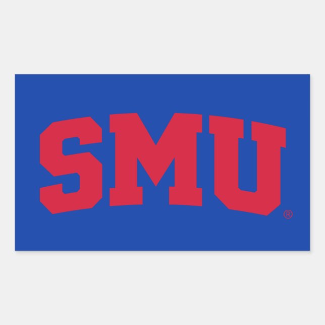 SMU RECTANGULAR STICKER (Front)