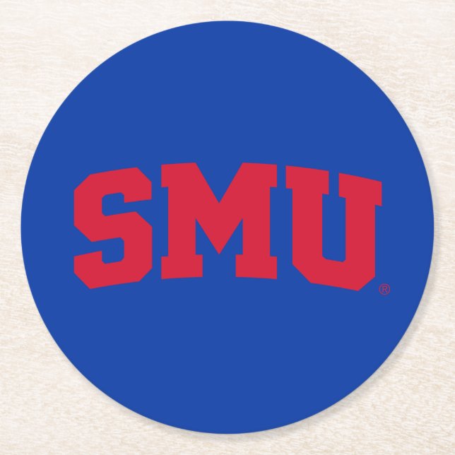 SMU ROUND PAPER COASTER (Front)