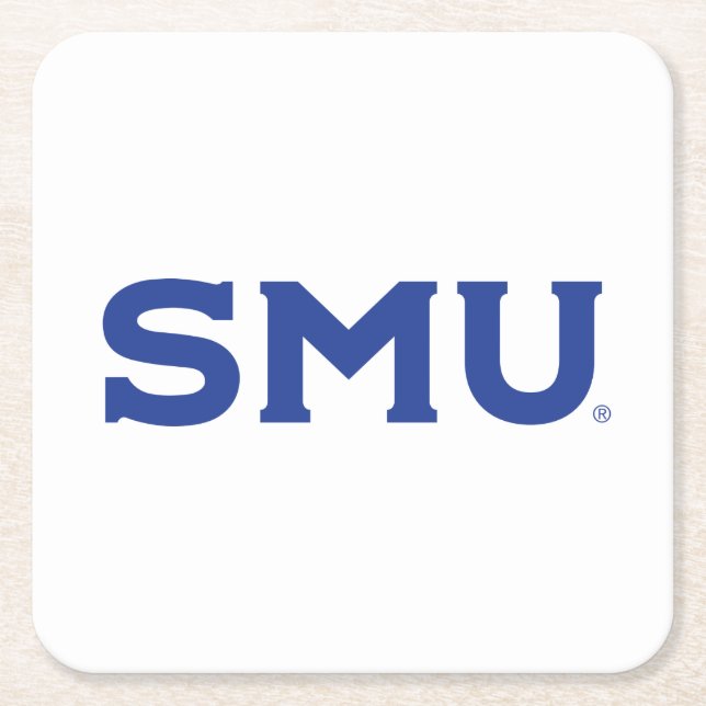 SMU SQUARE PAPER COASTER (Front)