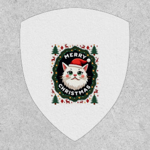 Smudge Cat Ugly Christmas Sweater  (1) Patch