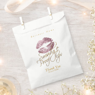 Smudge Proof Lips - Pink Rose Favor Bag