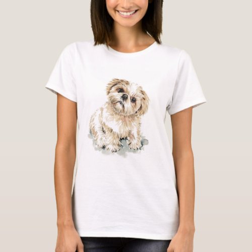 Smudge Shih Tzu puppy  T_Shirt