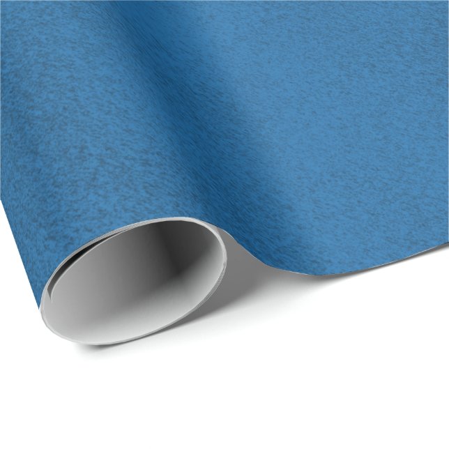 Smudge Styled Blue Wrapping Paper (Roll Corner)