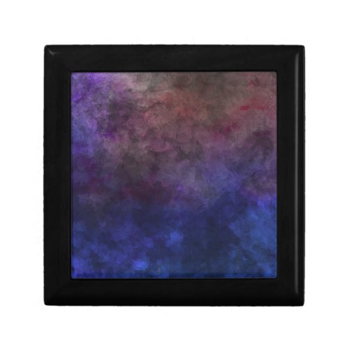 Smudged Colors Background _ Indigo Red Gift Box