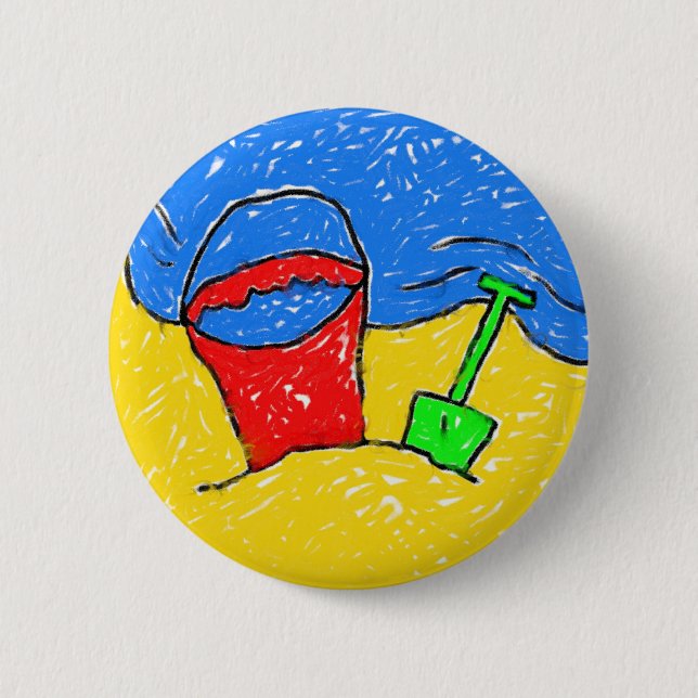 Smudgy Beach Button (Front)