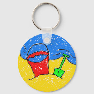 Smudgy Beach Keychain