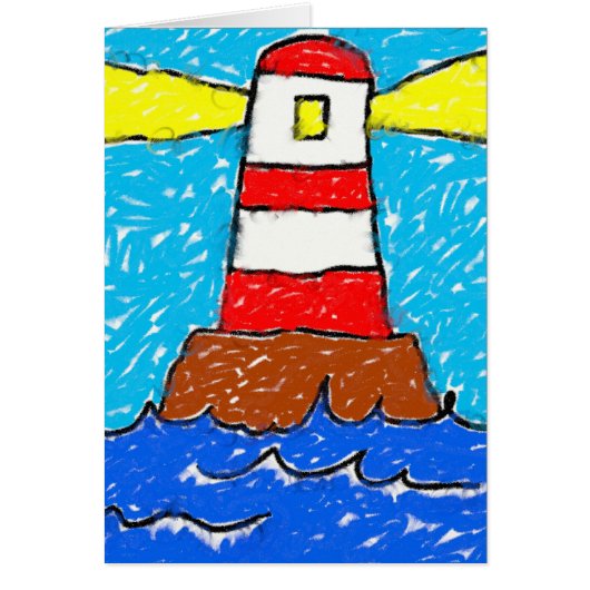 Smudgy Lighthouse Cards (Front)