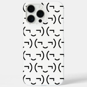Smug Emoticon (¬‿¬) Japanese Kaomoji iPhone 16 Pro Max Case
