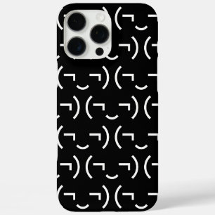 Smug Emoticon (¬‿¬) Japanese Kaomoji iPhone 16 Pro Max Case