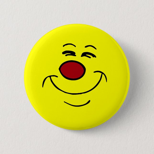 Smug Face Grumpey Pinback Button (Front)