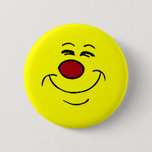Smug Face Grumpey Pinback Button