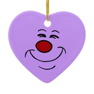 Smug: Heart Ornament for Balloons or Flowers ornament