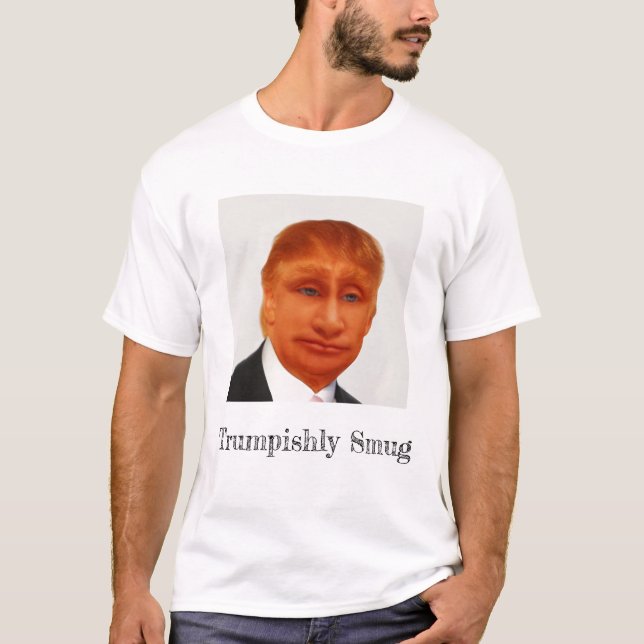 Smug Trump Putin Face T-Shirt (Front)