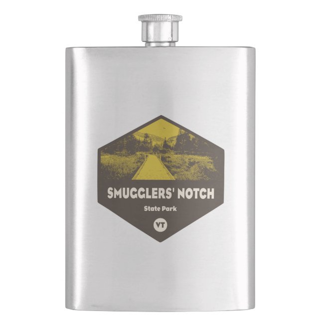 Smugglers' Notch State Park Vermont Flask (Front)