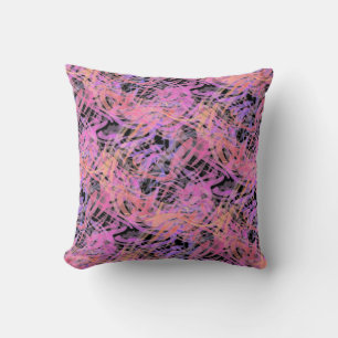 Smurf Puke Throw Pillow