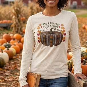 Smut & Pumpkin Patch Season Bookish Fall Tri-Blend Shirt