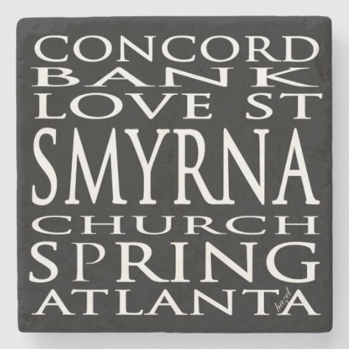 Smyrna Georgia Streets Names Coasters