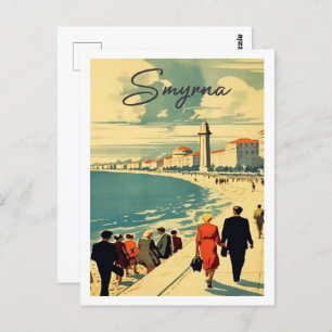 Smyrna Turkey Famous Vintage Travel Place Postcard
