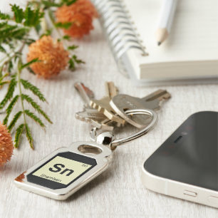 Sn - Shamisen Music Chemistry Periodic Table Keychain
