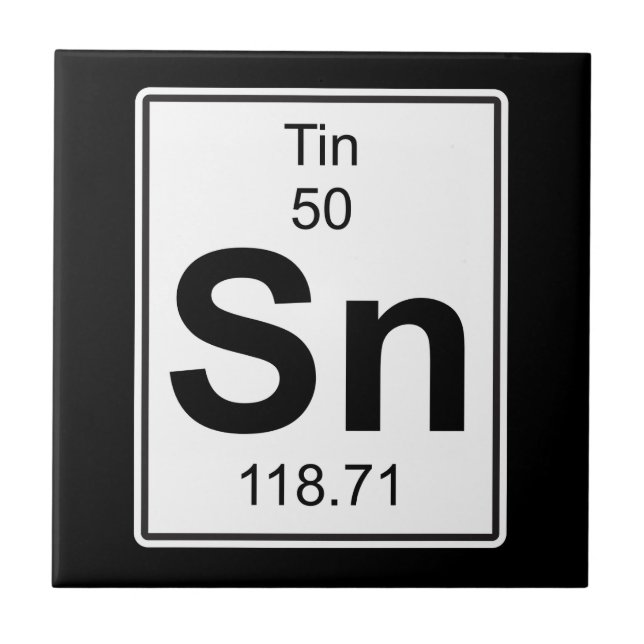 Sn - Tin Tile (Front)