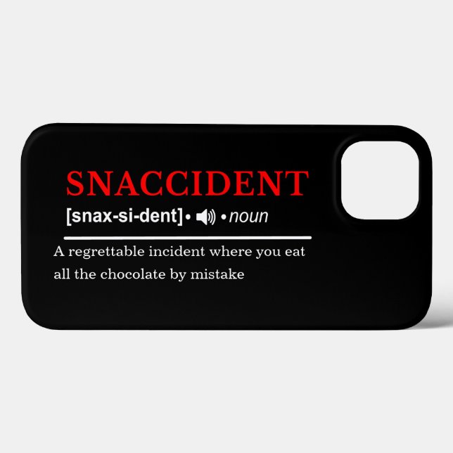 Snaccident - Customizable Dictionary Definition Case-Mate iPhone Case (Back (Horizontal))