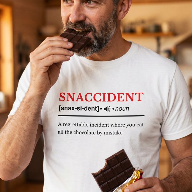 Snaccident - Customizable Dictionary Definition T-Shirt (Creator Uploaded)