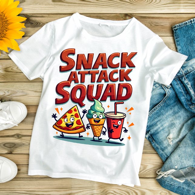 Snack Attack Squad – Fun Snack-Themed T-Shirt (Creator Uploaded)