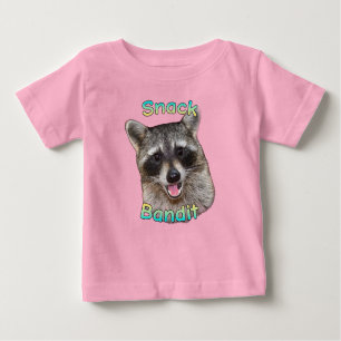 Snack Bandit Funny Raccoon Toddler T-Shirt – Cute