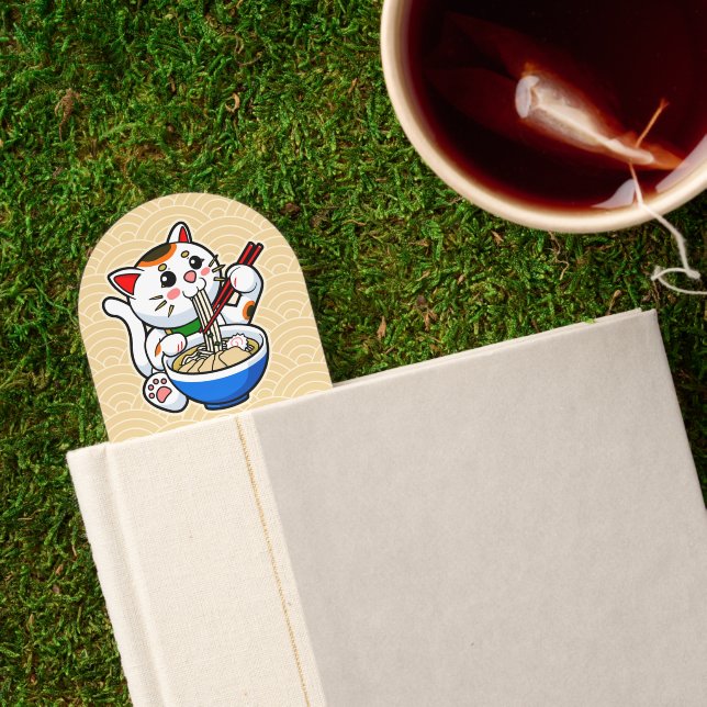 Snack Break! Lucky Cat Ramen Bookmarks (Closed Book)