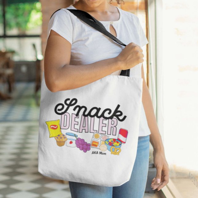 Snack Dealer Mom Life Funny Tote Bag (Creator Uploaded)