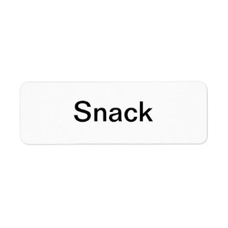 Snack Labels/ Label