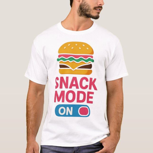 Snack Mode Burger T-Shirt (Front)