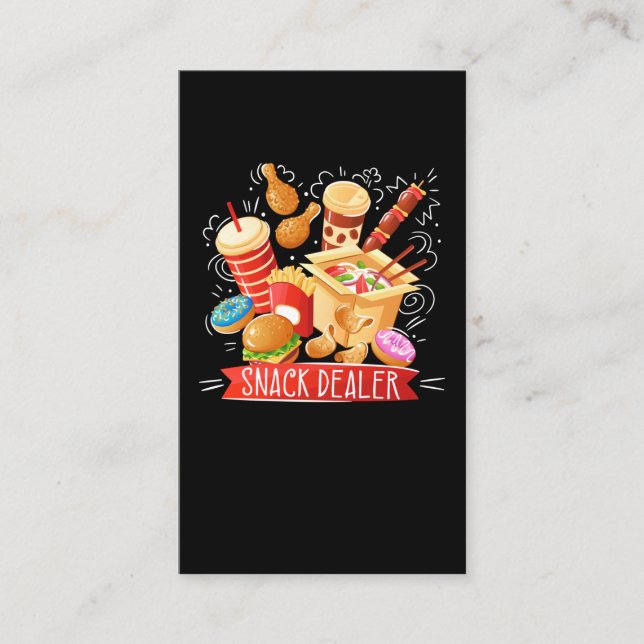 Snack Mom Grandma Lunch Mother Homemaker Business Card (Front)