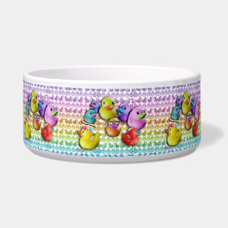 SNACK or PET BOWLS Small & Large - RUBBER DUCKIES