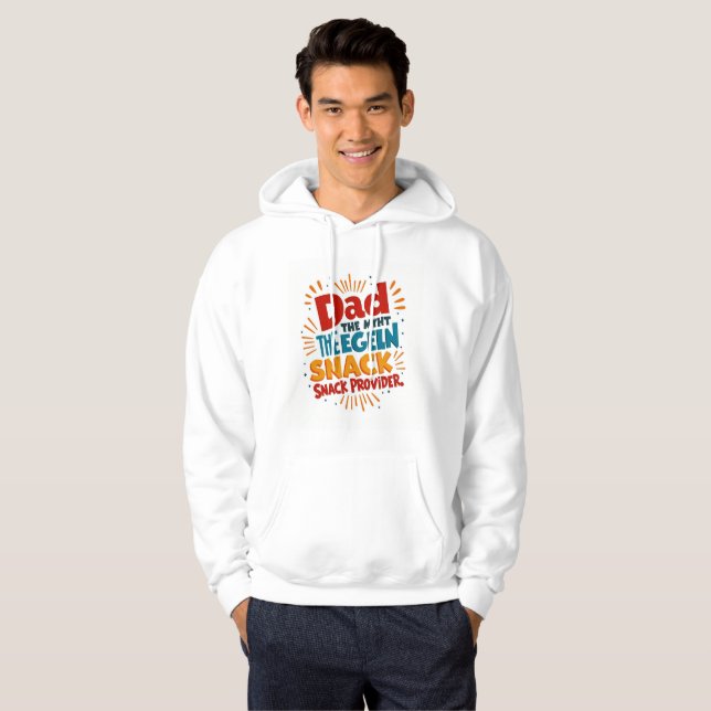 Snack Provider Dad Hoodie – Funny Father’s Day  (Front Full)