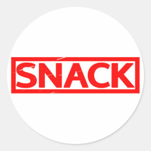 Snack Stamp Classic Round Sticker