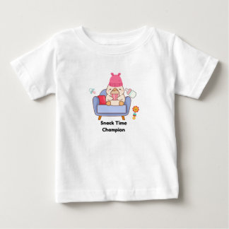 Snack Time Champion - Cute Baby T-Shirt