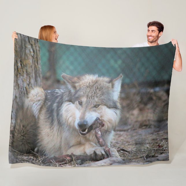 Snack time fleece blanket (In Situ)