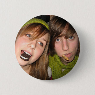 Snack time pinback button