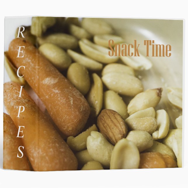 Snack Time Recipe Binder (Front/Spine)