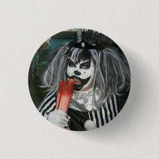 Snack time with Taffy the Klown Pinback Button